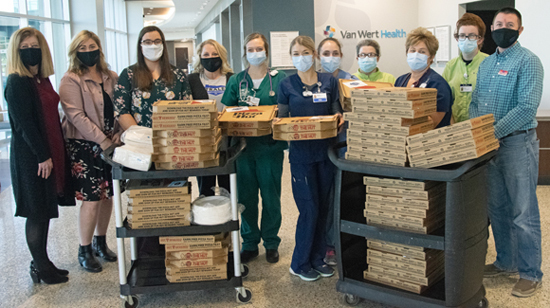 Local firms provide pizza for VW Health medical staffers - Vimarsana News
