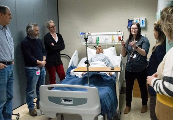Vantage board tours new Adult Education med facilities - Vimarsana News